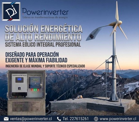 AEROGENERADOR - TURBINA EOLICA - ALTO RENDIMIENTO 24V/600W